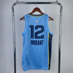 NBA Jersey Memphis grizzlies 12 Ja Morant blue