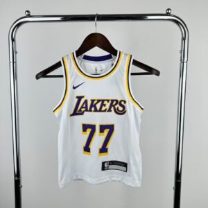 NBA Jersey Lakers 77 Luka Doncic white
