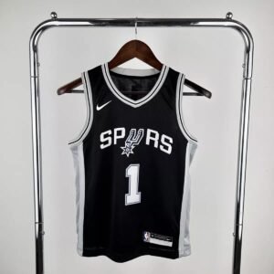 NBA jersey Spurs 1 wembanyama black