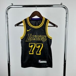 NBA Jersey Lakers 77 Luka Doncic Black