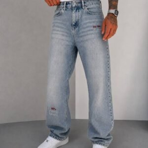 Baggy jeans blue Keep moving forward