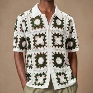 Chemise crochet flowers