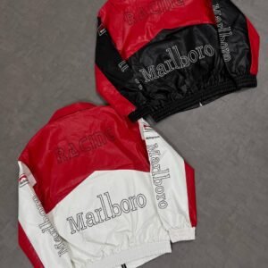 Leather Racing Jacket Malboro -2 colors-