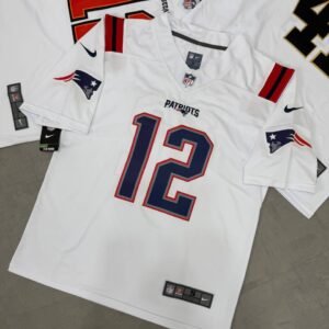 NFL Jersey 12 Brady White