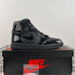 Nike Jordan 1 OG high Full Black patent