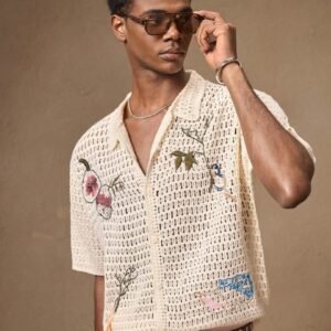 Chemise crochet nature