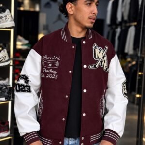 Varcity Jacket Amiri -Bordeaux-