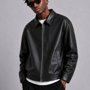 Leather Jacket Collar