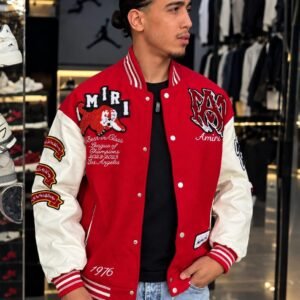 Varcity Jacket -Red-